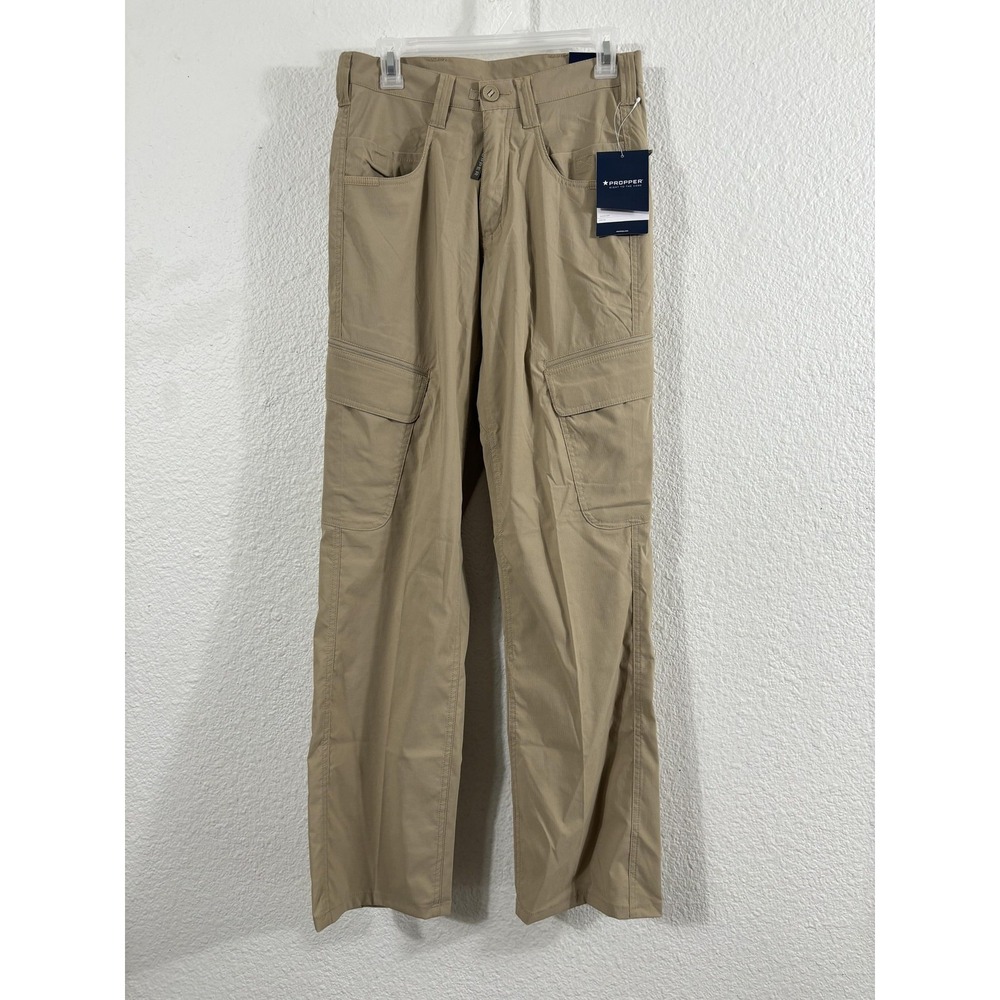 Propper Pants Mens 28x32 Khaki Summerweight Tactical Quick Dry UPF 50 Ripstop